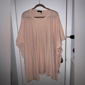 Donna Karan sweater with open sides